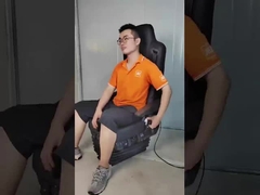 Sedile del conducente del pullman in PU in pelle nero Sedile a sospensione ad aria A800 di lusso regolabile