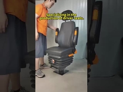 Sedile del conducente del camion M801 Sedile a sospensione meccanica in cuoio in PU personalizzato