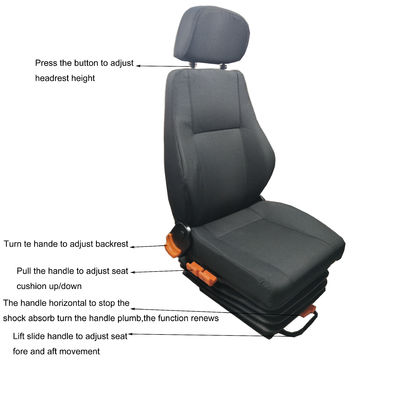 comprare Sedile di sospensione per camion personalizzato Sedile di pelle per passeggeri aerei per cargo online manufacture