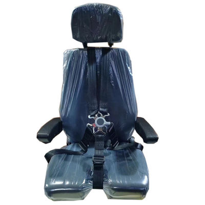 comprare Sedile di pelle per simulatori di aerei Sedile di movimento nero per simulatori di volo online manufacture