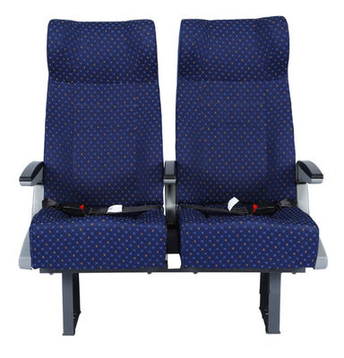 Seggiolini di passeggeri blu scuro Seggiolini di passeggeri di treni ferroviari